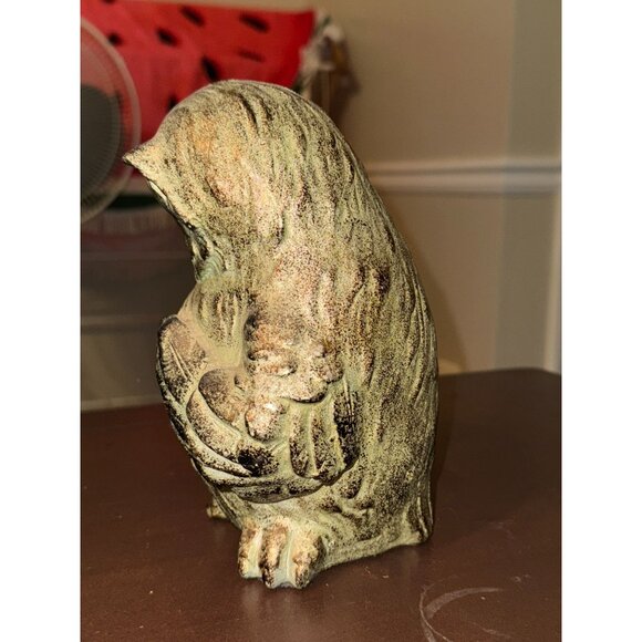 Vintage Resin Owl Sculpture Figurine Home Decor - Picture 2 of 7